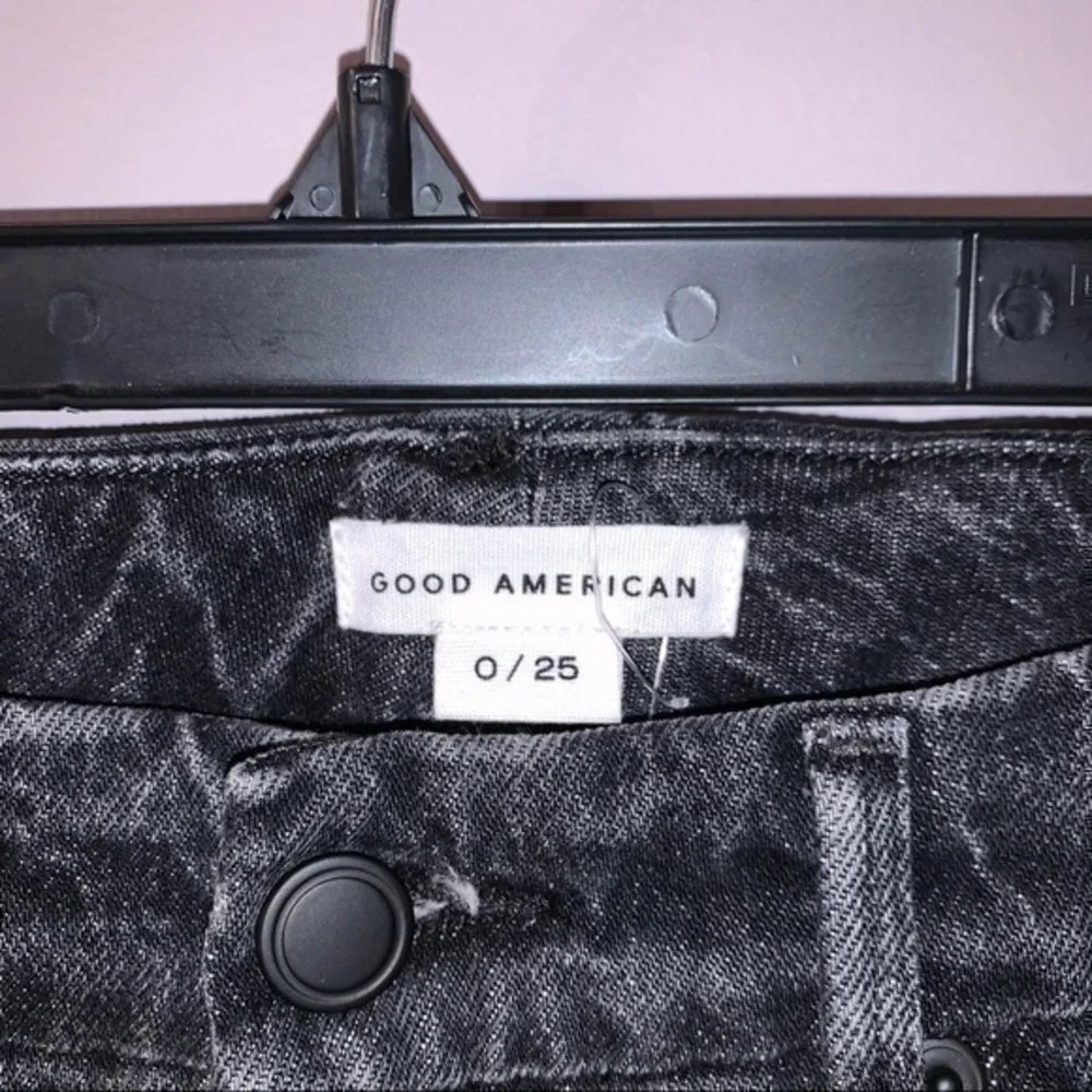 NWOT good American black jeans GOOD CLASSIC 0/25